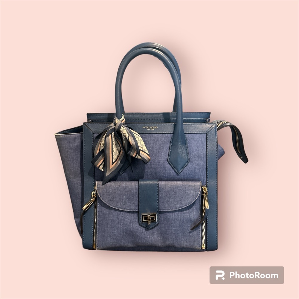 EUC - Henri Bendel Rivington Tote With Removable Clutch
